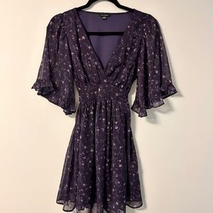 American Eagle purple floral dress | Size small | Like new